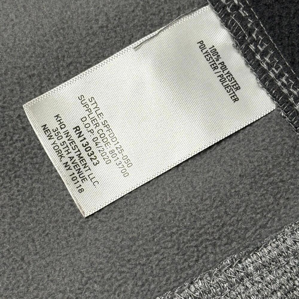 Spyder Women's Large Waffle Knit Fleece Lined Jacket Gray Pink Full Zip Hooded - Picture 13 of 14